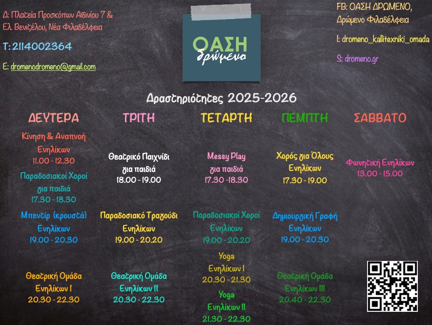 Πρόγραμμα Δρώμενο